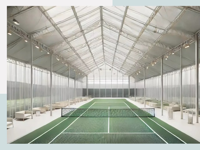 Строительство теннисных кортов в Назарово