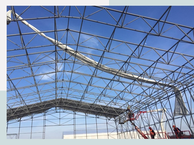 Шатровые ангары от 617 руб. в Назарово и Красноярском крае