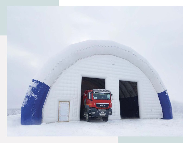 Мобильные ангары в Назарово