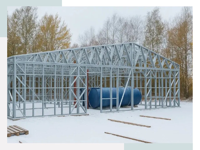 Металлические ангары в Назарово