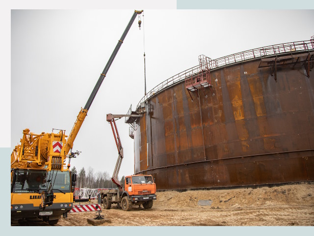 Монтаж резервуаров в Назарово от 617 руб. за м³