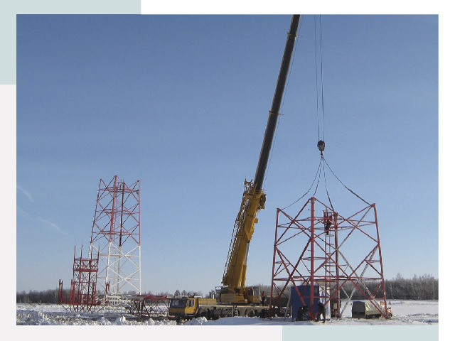 Монтаж вышек связи в Назарово