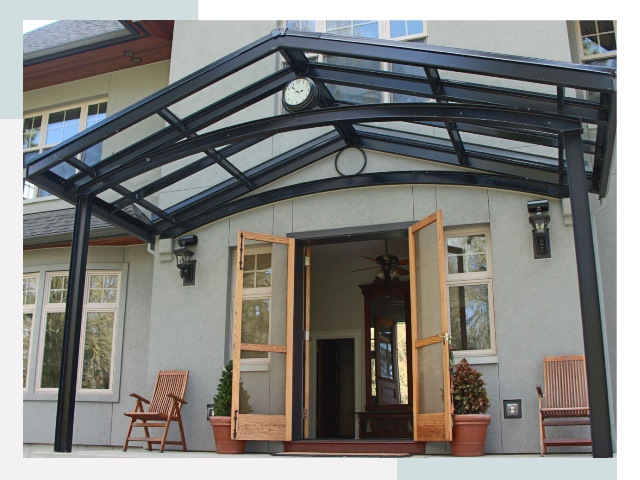 Козырьки металлические в Назарово