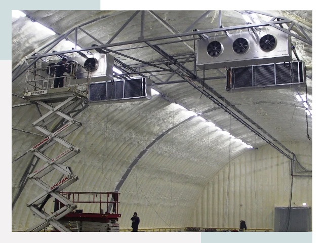 Оснащение ангаров в Назарово