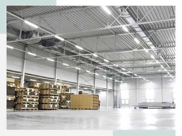 Освещение ангаров в Назарово