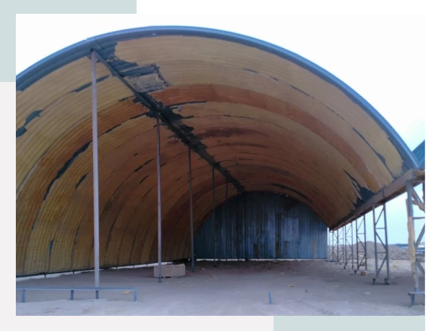 Реконструкция ангаров в Назарово