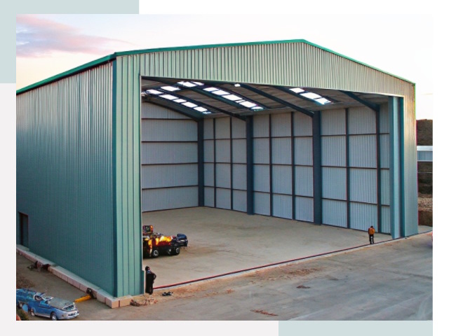 Строительство ангаров в Назарово